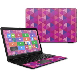 MightySkins Skin Compatible With HP 17t Laptop 17.3" (2017) - Pink Kaleidoscope | Protective, Durable, and Unique Vinyl Decal wrap cover | Easy To Apply, Remove, and Change Styles | Made in the USA