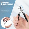 Toenail Clippers for Seniors Thick Toenails - Angled Head Large