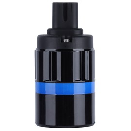 Monosaudio F184 IEC Connector Pure Copper GoldPlated AC Power Cord Connector for 6mm20mm Cable Wire