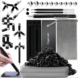 Fidget Decompression Magnetic Pen Set | Magnetic Putty | Creative Stress Relief Desk Toy | Best Gift For Adults and Teenagers | 525+ Pieces Set