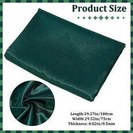 CREATCABIN Satin Photoshoot Backdrop Vintage Green Glossy Fabric Cloth Photography Background Silk Backdrop Decorative Curtain for Wedding Birthday Party Stage Jewelry Food Flat Lay Props 30x39.4in