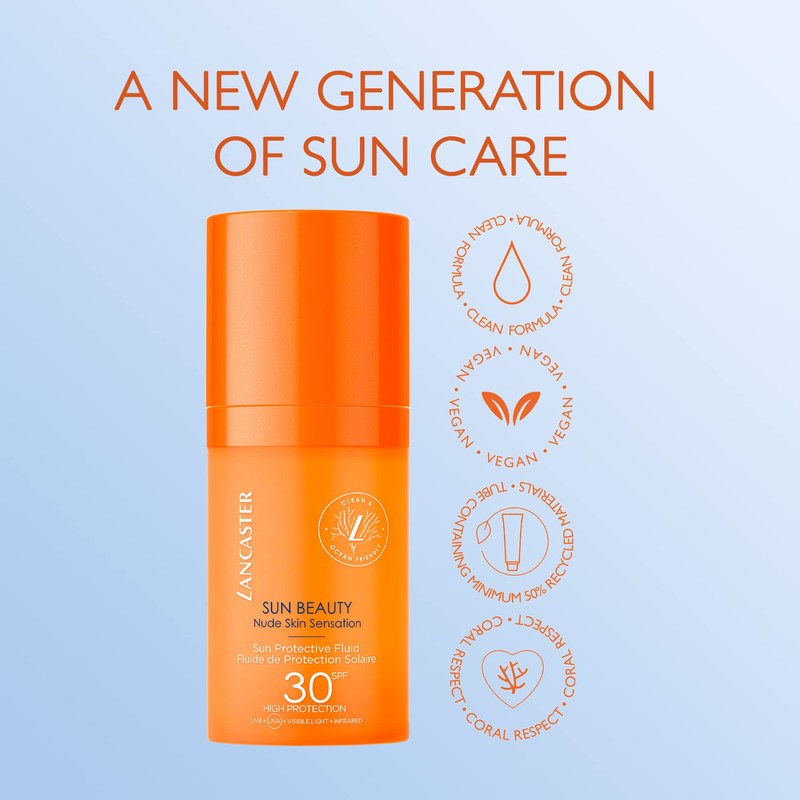 Lancaster Sun Beauty Invisible Face Fluid SPF30 30ml | Sunscreen