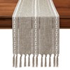OTOSTAR Table Runner with Tassels 13x36 Inch Rustic Farmhouse Table