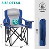 SAILARY 2PCS Folding Camping Chair Portable Outdoor Heavy Duty Padded