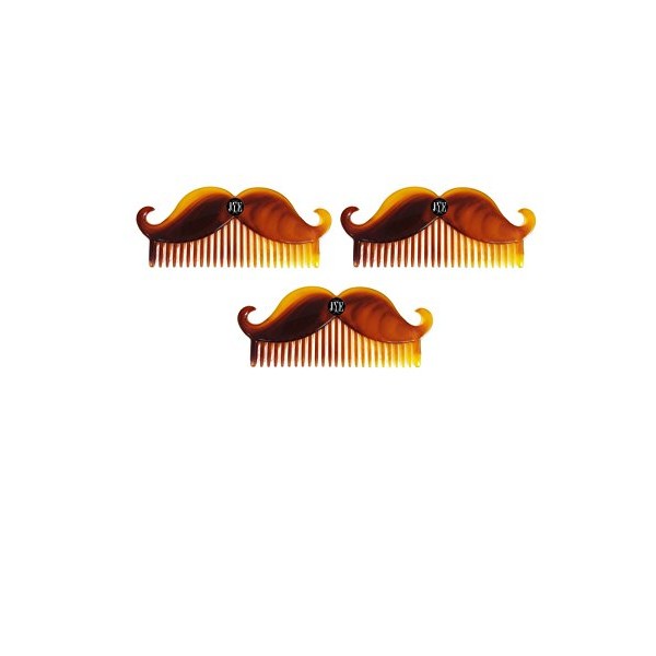 JYE Kit de 3 Peines de plástico para barba y