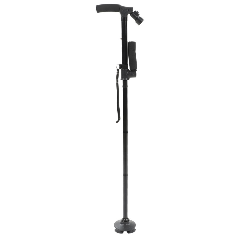 Folding Walking Cane with LED Light Anti Slip Bottom 360