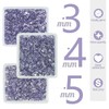 qiipii Light Purple Crystal Resin Rhinestones for Crafting Flatback Stones