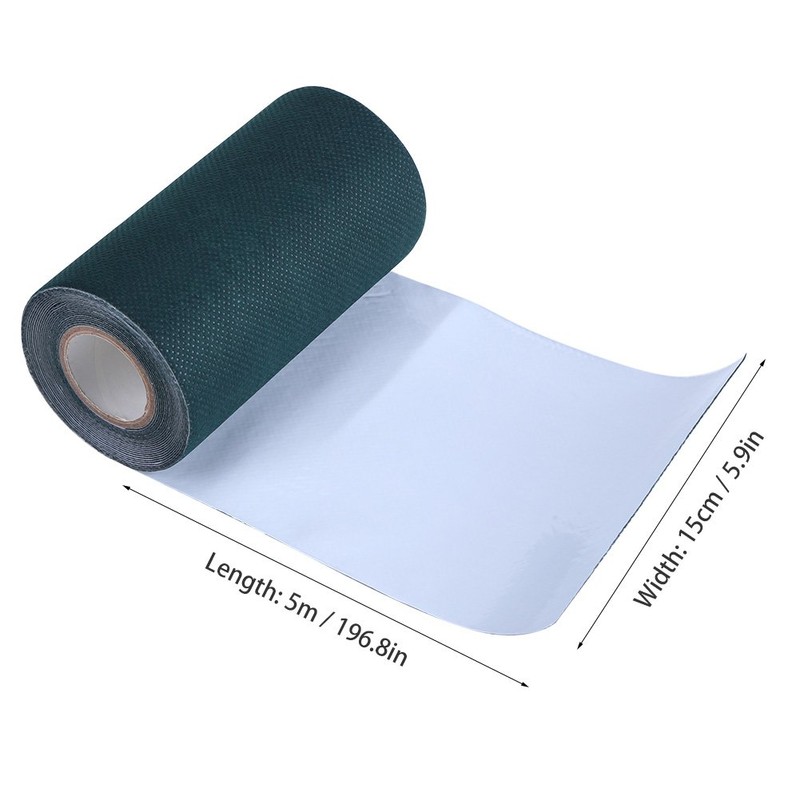 Cinta Adhesiva para Cesped Artificial, 5mx15cm Césped Artificial Cinta Verde