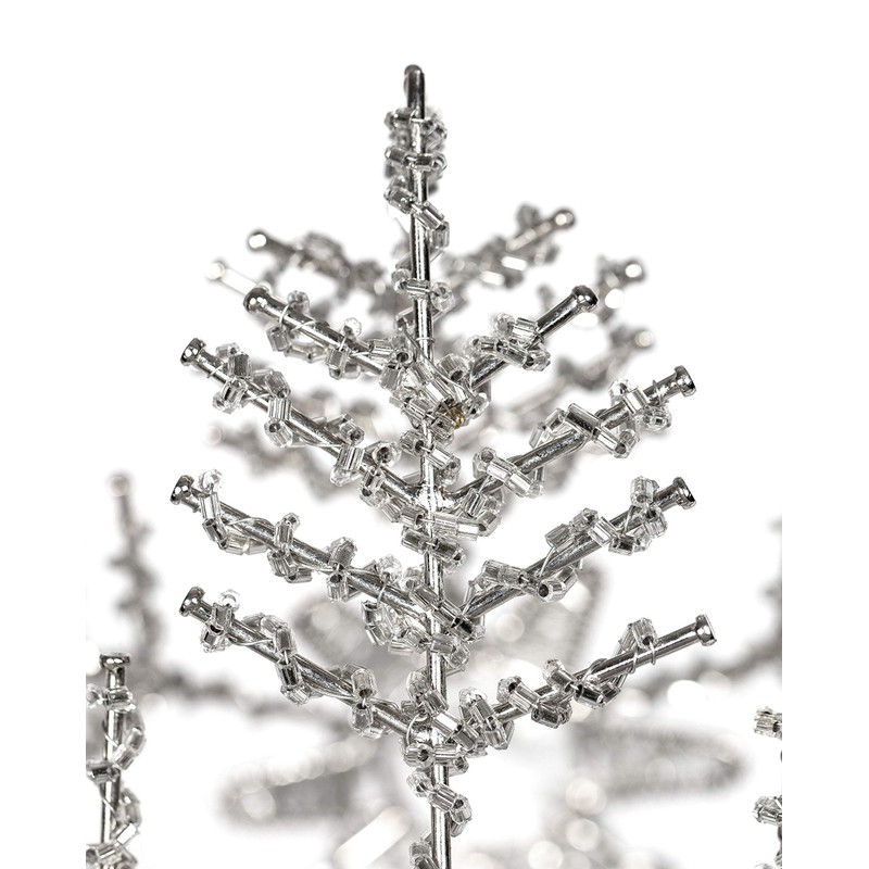 BIRDROCK HOME Snowflake Christmas Tree Topper - Silver Stainless-Steel -