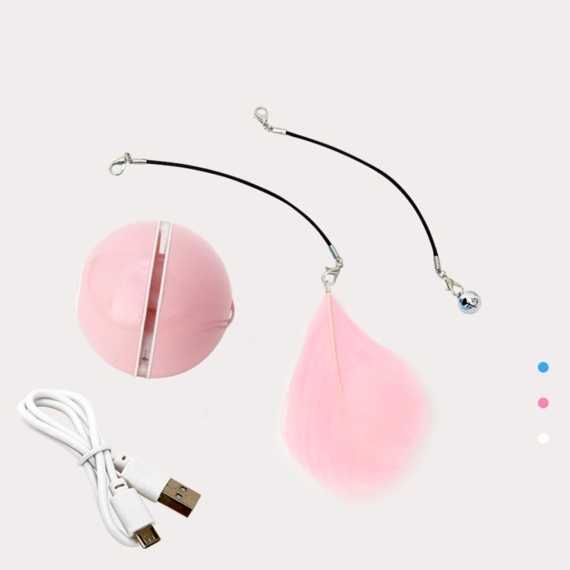 Electric Cat Ball Toy Rechargeable Interactive Boredom Relief Automatic Moving