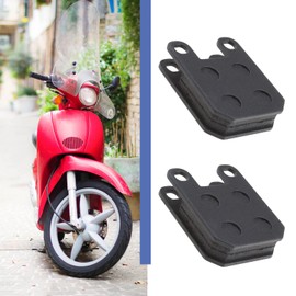 ECSiNG Brake Pads Compatible with Peugeot Speedfight 2 Jetforce C-Tech Elyseo 50 Front and Rear Wheels Half Metal 45 x 35 mm 25 mm Hole Diameter 2 Pairs