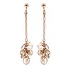 Jewelry Shop M e0050 Simple Women's Ring, Chain, Pearl, White,