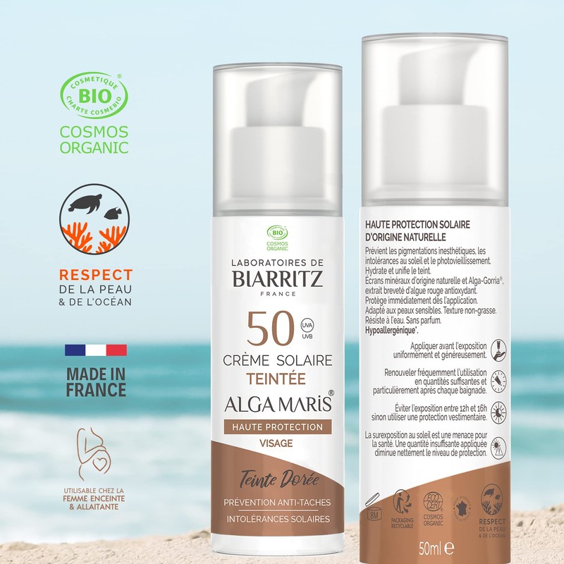 Alga Maris Tinted Sun Cream Golden SPF50 50 ml