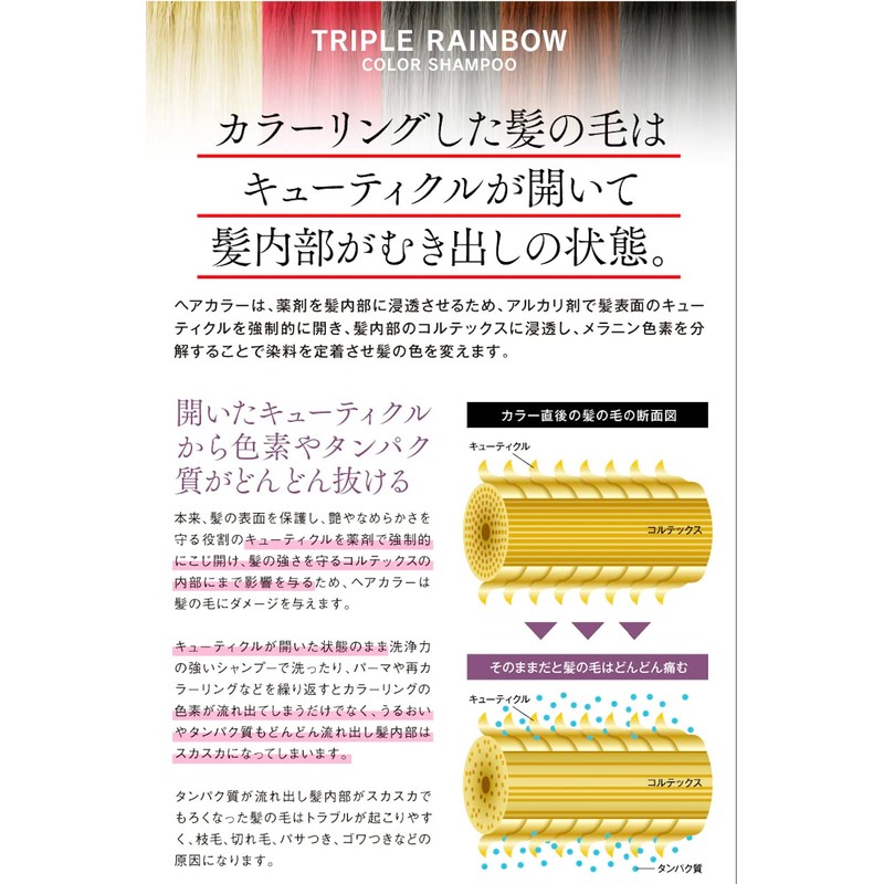 TRIPLE RAINBOW Triple Rainbow Color Shampoo, Pink, 10.1 fl oz