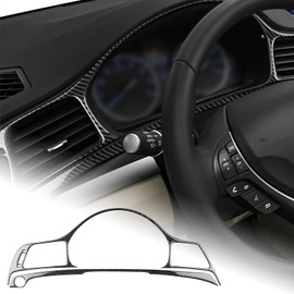 AIRSPEED for Acura ILX 2013-2022 Speedometer Frame Cover Center Console Dashboard Tachometer Carbon Fiber Interior Trim Accessories, Black