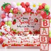 Lopeastar 16Ft Strawberry Baby Shower Decorations Balloons Boxes Kit, Berry