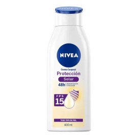 Nivea Crema Corporal Humectante Proteccion Solar Fps15 400ml Vitamina Aloe