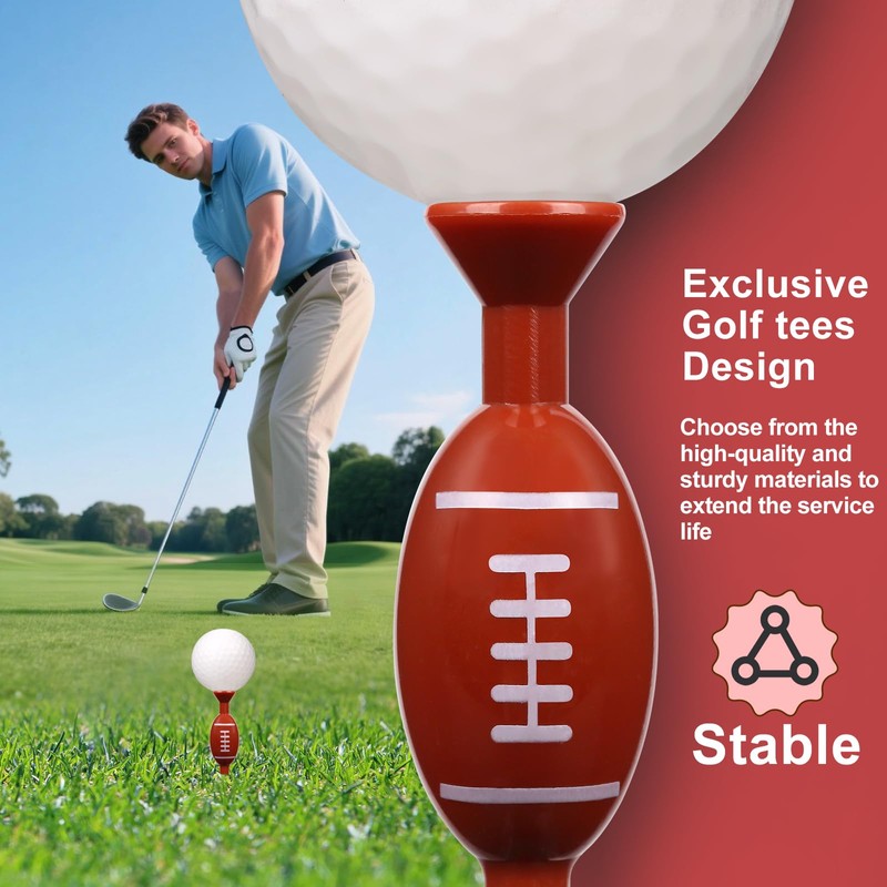 WMAWJBT Plastic Golf Tees, Pack of 25, for Height Consistency,