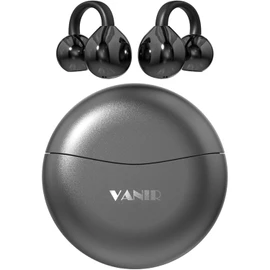VANIR Open-Ear Wireless Earbuds, Bluetooth 5.4, ENC Noise Cancelling, 60H Playtime, IPX5 Waterproof, Built-in Mic, Lightweight Clip-On Design for Glasses & Small Ears, Sports & Workouts
