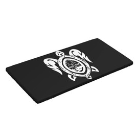 Guam Sea Turtle Tablecloth 60x30 in Rectangular Elastic Tablecloth Oil Resistant Household Tablecloth