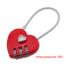 Guifeng Love Heart Digital Combination Lock Mini Outdoor Combination Lock
