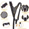 SOB Climbing Harness Shoulder Harness, Adjustable Shoulder Harness with Carabiner,