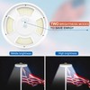 Solar Flag Pole Light 128 LED Light, Super Bright Led
