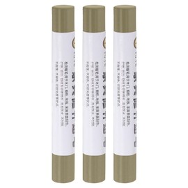 uxcell Furniture Repair Crayons, 3Pcs - Wood Wax Filler Stick, Furniture Markers Touch Up - for Scratches Holes Tables Desks Wooden Floors Cover Ups, Warm Gray