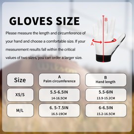 WATSAVPUP Youth Football Gloves Kids Silicone Grip Sports Receiver Gloves with Super Stick Ability for Enhanced Game Experience Training for Beginners (Helix, XS/S(5.5-6 Inch))