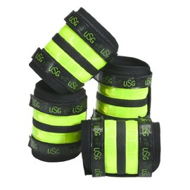 USG Boots with Reflective Tapes Adjustable/ Velcro Tapes/ Washable, 4-Piece