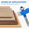Newdeli 1/4 Inch Shank Rabbet Router Bit 1/2" Height with