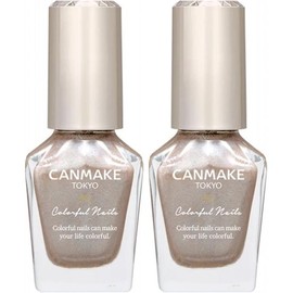 Canmake Colorful Nail N115 Shelf Float 8ml Nail High Color Quick Dry Silver (x2) 2-Pack / 캔메이크 컬러풀 네일 N115 쉘프 플로트 8ml 네일 하이 컬러 퀵 드라이 실버 (x2) 2개 팩