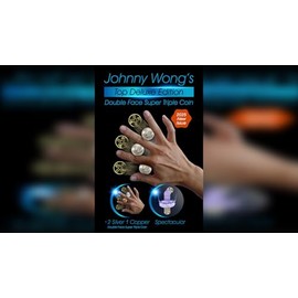 Murphy's Magic Supplies, Inc. Double Face Top Deluxe Edition Super Triple Coin by Johnny Wong