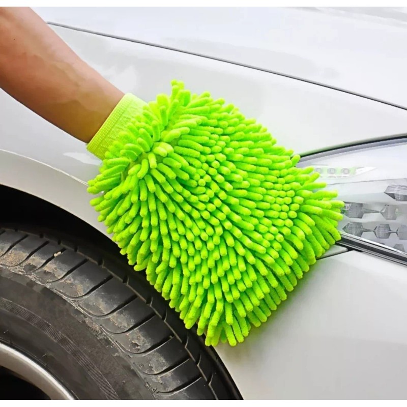 Super Mitt Guante Limpieza Multiusos De Microfibra Auto Trastes Cristal