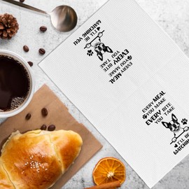 KFXHANGD French Bulldog Gifts Kitchen Towels, French Bulldog Gifts for Women Owners, Bulldog Dish Towels, French Bulldog Hand Tea Towels for Kitchen Bathroom, Funny French Bulldog Gifts, 16x24 Inches