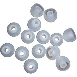 Xcessor 7 Paar (Satz Mit 14 Stück) Silikon Ohrpolster Ohrstöpsel Für In-Ear Ohrhöre. Kompatibel Mit Den Meisten In-Ohr Markenkopfhörern. (Mittel, Halbtransparent)