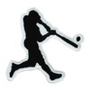 Baseball Player Patch, Baseball Patch, Embroidered Iron on Sew on