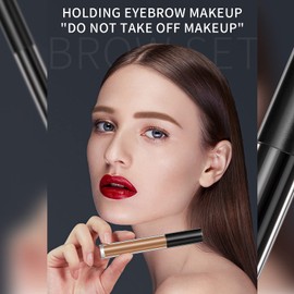 DAGEDA Eyebrow Setting Gel, Clear and Light Brown Brow Fix Gel, Waterproof And Sweat-Proof Eyebrow Repair Liquid Brows Styling Beauty Salon Home Use Makeup, 1.81oz