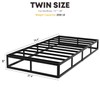 YORMDMO 9 Inch Twin Box Spring, High Profile Twin Size