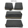 BlissLeather Italian Leather Croco Embossed Coin Case, Luxury Card Holder