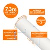 Ekco 43889 Papel para Hornear y Cocinar con Antiadherente, 7.3