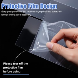 Yexiya 12 Pack Plastic Collection Box Protector 0. 50mm Thick Clear Display Box Plastic Display Case Compatible with English Modern Collection Boxes Collectors Cards Protector