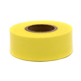 ChromaLabel 1 Inch Clean Remove Color-Code Tape, 500 Inch Roll, Yellow