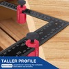 Tall Stair Gauges for Framing Square with Holder and Carabiner