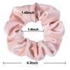 WitBicg Blush Theme Hair Scrunchies Velvet Winter Elastics Pink Lovers