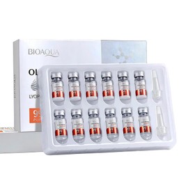 Oligopéptido - Suero Facial -Rejuvenecedor, Hidratante - Set de Polvo Liofilizado 99% Puro (Set de 12 Viales)