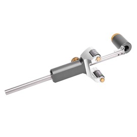 Walfront Linear Arc Scriber Tool Aluminum Alloy and Stainless Steel Wood Scribe Tool for Woodworking Multifunctional Wood Marking