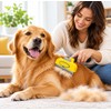 Pet Grooming Brush for Dogs & Cats – Deshedding Hair