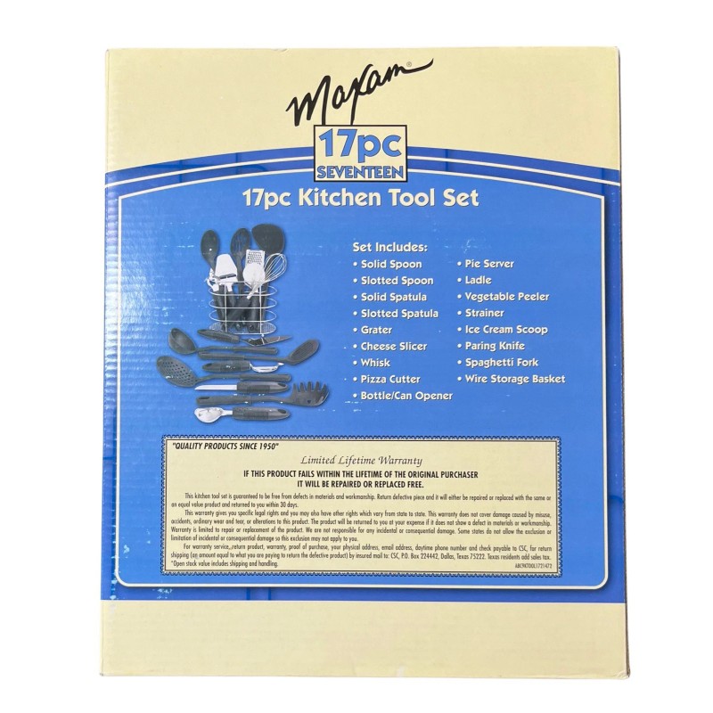 homit Cooking Utensil Set 17 Piece Kitchen Gadget Tools Set
