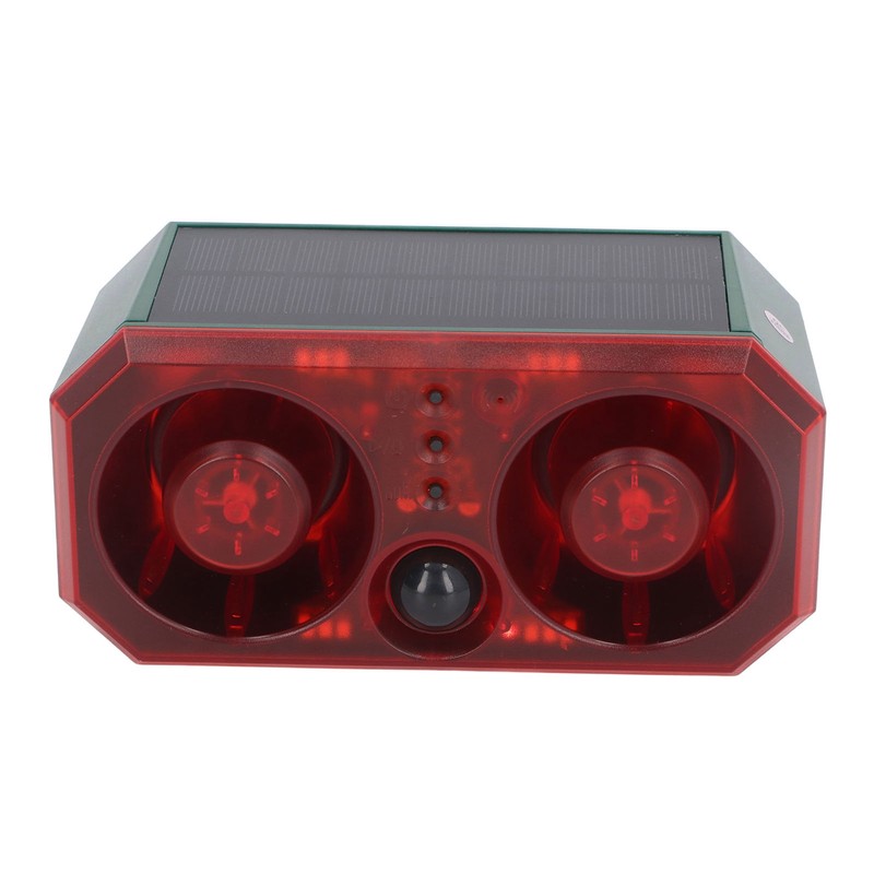 Outdoor Solar Motion Sensor Alarm Waterproof 13 Sounds Dog Barking